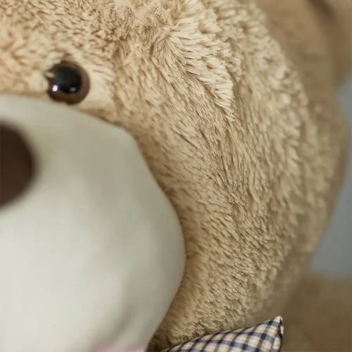 Teddyway Bobo, ours en peluche géant XXL, peluche douce, 100 cm, 39 pouces, 3,3 pieds, marron clair - Teddyway