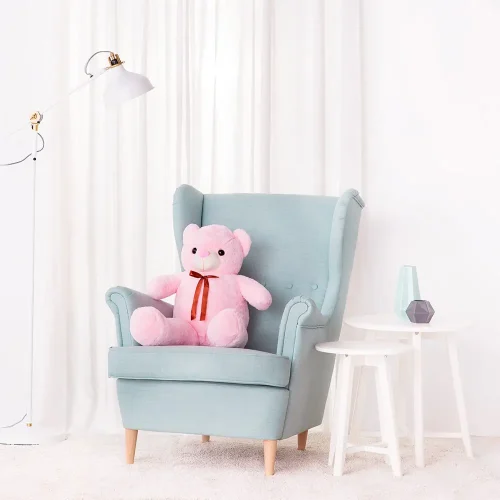 Gros ours en peluche, peluche douce, 100 cm, 39 pouces, 3,3 pieds, marron clair, Toto - Teddyway