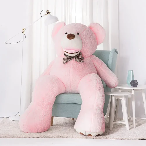 Teddyway Bobo, ours en peluche géant XXL, peluche douce, 100 cm, 39 pouces, 3,3 pieds, marron clair - Teddyway
