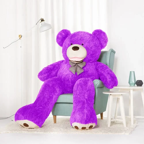 Teddyway Bobo, ours en peluche géant XXL, peluche douce, 100 cm, 39 pouces, 3,3 pieds, marron clair - Teddyway