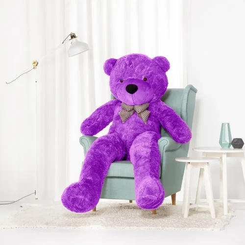 Ours en peluche géant Popo de Teddyway (XXL), peluche douce, 100 cm, 39 pouces, 3,3 pieds, marron clair - Teddyway