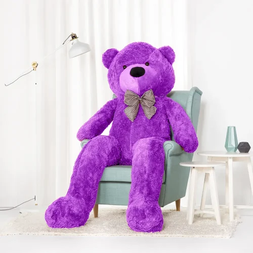 Ours en peluche géant Popo de Teddyway (XXL), peluche douce, 100 cm, 39 pouces, 3,3 pieds, marron clair - Teddyway