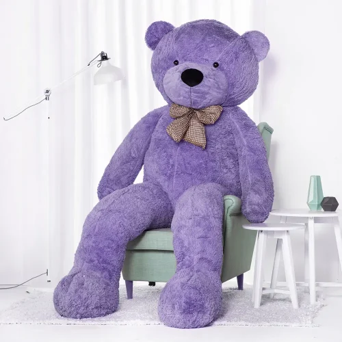 Ours en peluche géant Popo de Teddyway (XXL), peluche douce, 100 cm, 39 pouces, 3,3 pieds, marron clair - Teddyway