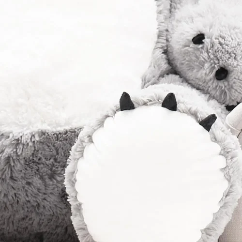 Peluche géante Koko Koko de Teddyway (XXL), peluche douce, 100 cm, 39 pouces, 3,3 pieds, grise - Teddyway