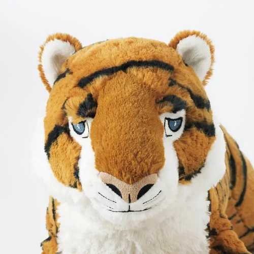 Peluche Tigre Tino Teddyway, jouet doux, 70 cm, 27 pouces, 2,3 pieds, jaune - Teddyway