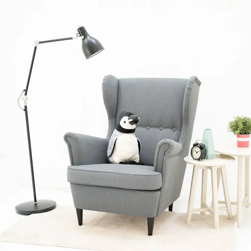 Peluche Pingouin Pipi Teddyway, jouet doux, 40 cm, 16 pouces, 1,3 pied, noir et blanc - Teddyway
