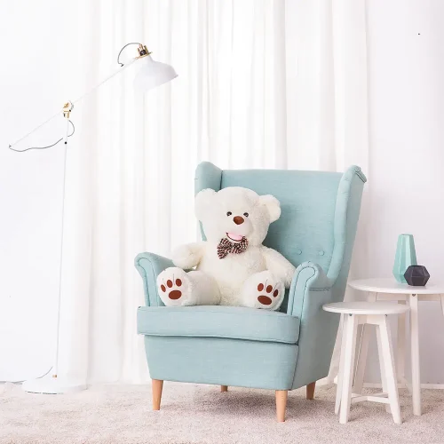 Teddyway Bobo, ours en peluche géant XXL, peluche douce, 100 cm, 39 pouces, 3,3 pieds, marron clair - Teddyway
