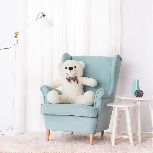 Ours en peluche géant Popo de Teddyway (XXL), peluche douce, 100 cm, 39 pouces, 3,3 pieds, marron clair - Teddyway