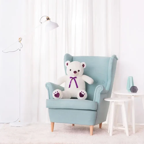 Gros ours en peluche, peluche douce, 100 cm, 39 pouces, 3,3 pieds, marron clair, Toto - Teddyway