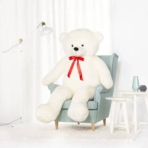Ours en peluche géant Nomo de Teddyway (XXL), peluche douce, 100 cm, 39 pouces, 3,3 pieds, marron foncé - Teddyway