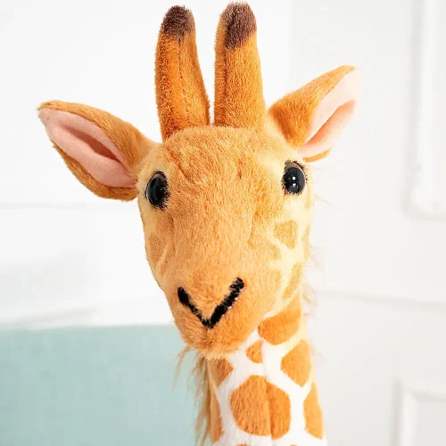 Girafe en peluche Teddyway Gifo, jouet doux, 55 cm, 21 pouces, 1,8 pied, jaune - Teddyway