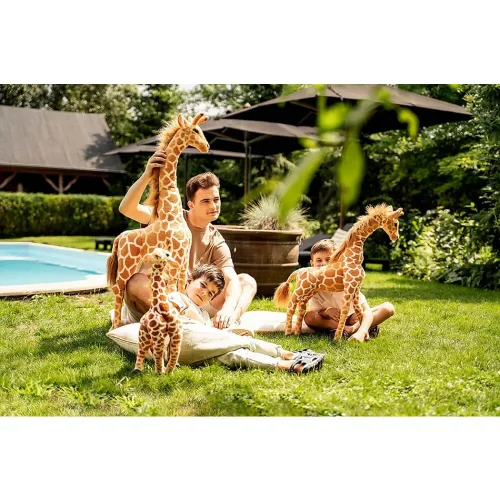 Girafe en peluche Teddyway Gifo, jouet doux, 55 cm, 21 pouces, 1,8 pied, jaune - Teddyway