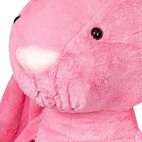 Lapin géant en peluche Teddyway Bani, taille XXL, 160 cm, rose vif - Teddyway