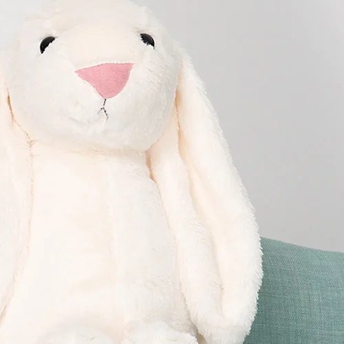 Lapin géant en peluche Teddyway Bani, 100 cm, blanc - Teddyway