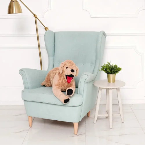 Peluche Ravi Golden Retriever, jouet doux, 30 cm, 11 pouces, 0,9 pied, marron - Teddyway