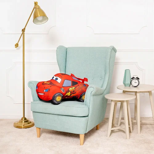 Peluche Flash McQueen de Disney Cars, douce et moelleuse, 20 cm, rouge - Teddyway