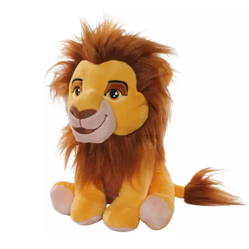 Peluche Mufasa du Roi Lion de Disney, douce et moelleuse, 25 cm, jaune - Teddyway