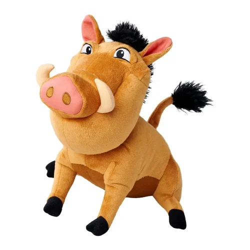 Peluche Pumbaa Disney, douce et moelleuse, 25 cm, marron - Teddyway