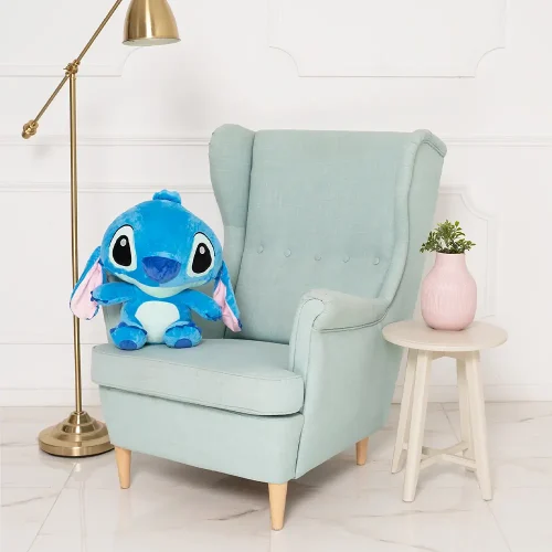 Peluche Stitch de Lilo & Stitch (Disney), douce et moelleuse, 30 cm, bleue - Teddyway