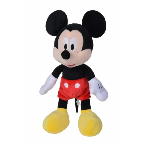 Peluche Mickey Mouse Disney, douce et moelleuse, 25 cm, 9 pouces, 0,8 pied, noire - Teddyway