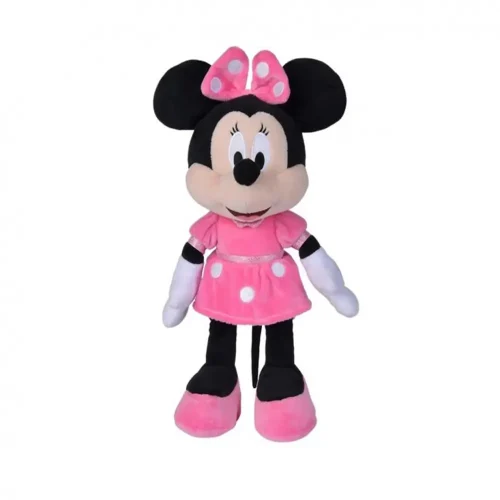 Peluche Minnie Mouse Disney, douce et moelleuse, 25 cm, 9 pouces, 0,8 pied, noire - Teddyway